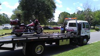 motorcycle towing